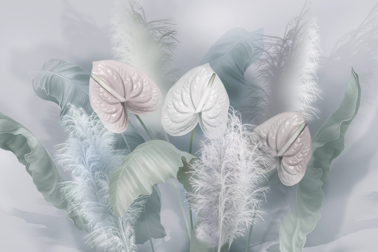 Фотообои Антуриум цветы